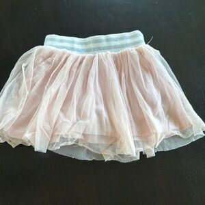 Pink Tulle Skirt with Striped Waistband splendid